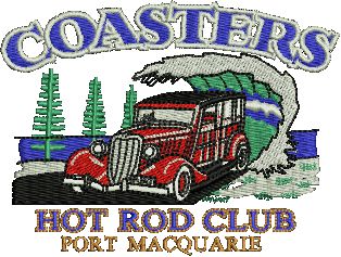COASTERS HOT ROD CLUB JACKET BACK 0908